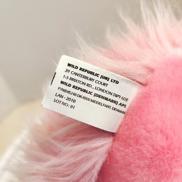 Pink Flamingo Stuffed Animal Plush Toy Bird Long Legs 17" Fluffy Wild Republic - Picture 13 of 16